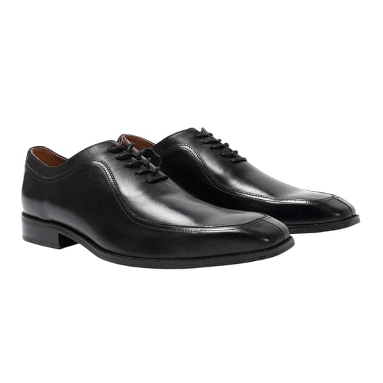 Giorgio - Formelle Schuhe für Herren, Vollnarbenleder, Niedriger Absatz (Schwarz) - Image 3