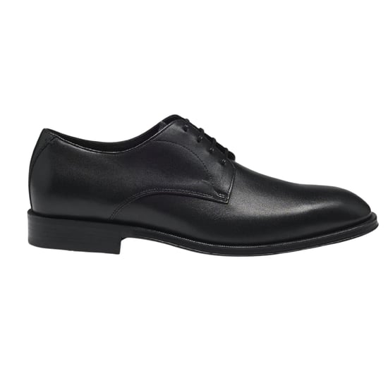 Boss - Formelle Schuhe für Herren, Leder, Low Block Heel (Dunkelbraun) - Image 1