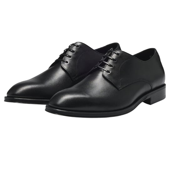 Boss - Formelle Schuhe für Herren, Leder, Low Block Heel (Dunkelbraun) - Image 3