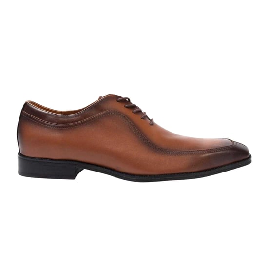 Giorgio - Formelle Schuhe für Herren, Vollnarbenleder, Niedriger Absatz (Braun) - Image 1