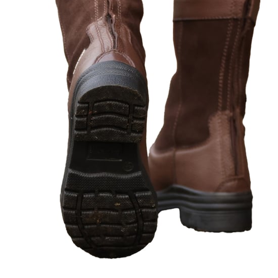 Brogini - Herren/Damen Unisex Landstiefel "Hollingworth", Leder (Braun) - Image 3