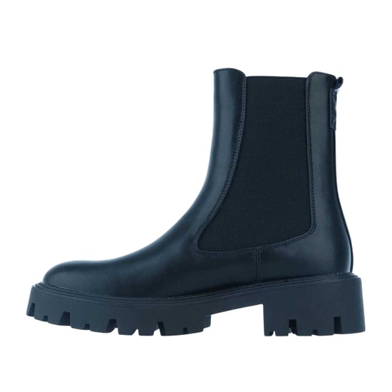 Only - Stiefeletten für Damen, Klobiger Absatz (Schwarz) - Image 3