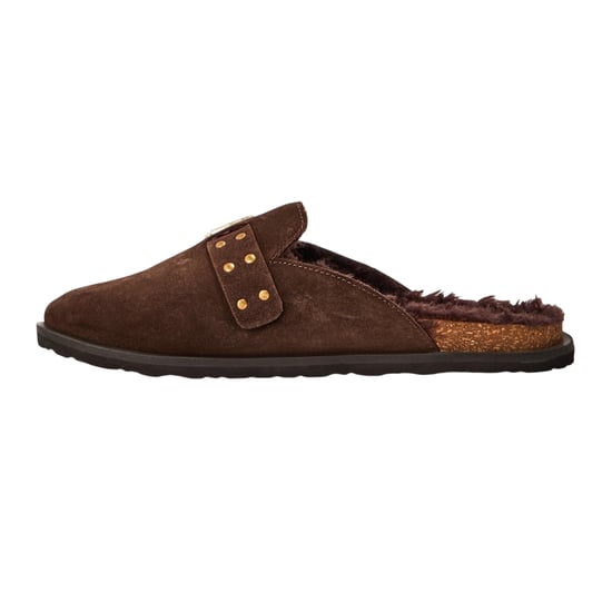 Steve Madden - "Evergreen" Clogs für Damen, Wildleder, mit Schnalle, Flach (Braun) - Image 2