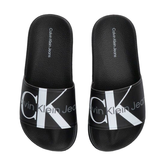 Calvin Klein - Logo Pantoffeln für Herren/Damen Unisex, Open Toe, Flach (Schwarz) - Image 2