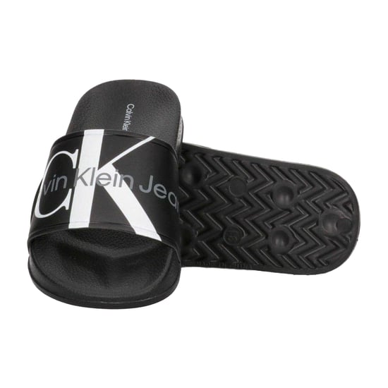 Calvin Klein - Logo Pantoffeln für Herren/Damen Unisex, Open Toe, Flach (Schwarz) - Image 4