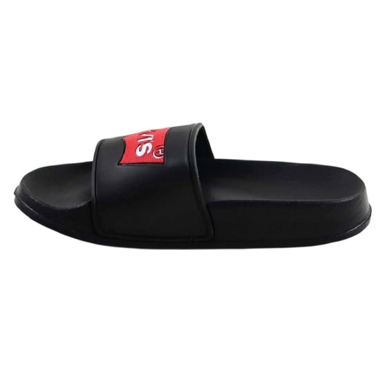 Levis - Fledermausflügel Logo Badesandale für Jungen (Schwarz) - Image 3