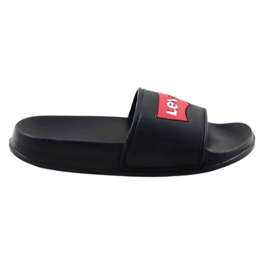 Levis - Fledermausflügel Logo Badesandale für Jungen (Schwarz) - Image 4