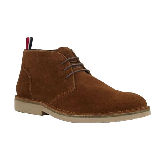 Dune London - Wüstenstiefel für Herren, Wildleder, Kontrastsohle (Hellbraun) - Image 3