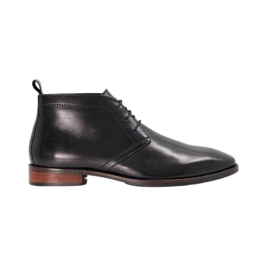 Dune London - "Mervin" Chukka-Stiefel für Herren, Leder, Niedriger Absatz (Schwarz) - Image 1