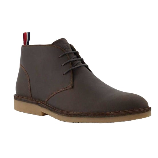 Dune London - Wüstenstiefel für Herren, Wildleder, Kontrastsohle (Braun) - Image 3