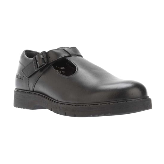Kickers - "Finley" Formelle Schuhe für Damen, Leder, T-Träger (Schwarz) - Image 4