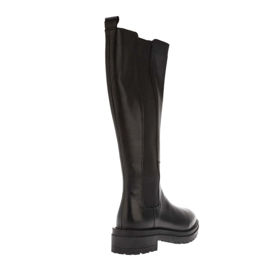 Dune London - Kniehohe Stiefel für Damen, Leder, Stretch-Panel (Schwarz) - Image 2