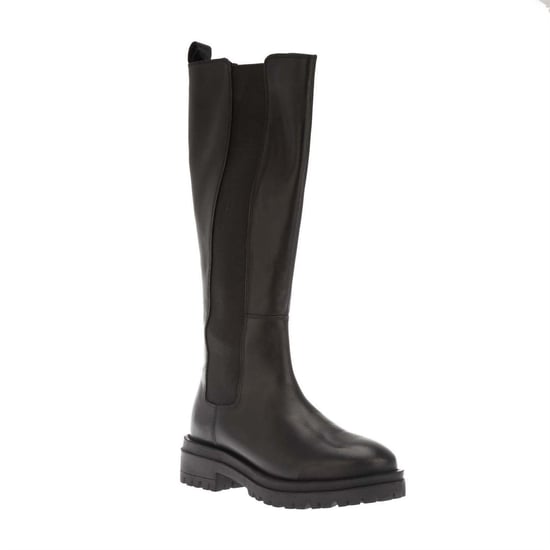 Dune London - Kniehohe Stiefel für Damen, Leder, Stretch-Panel (Schwarz) - Image 4