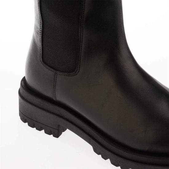 Dune London - Kniehohe Stiefel für Damen, Leder, Stretch-Panel (Schwarz) - Image 5