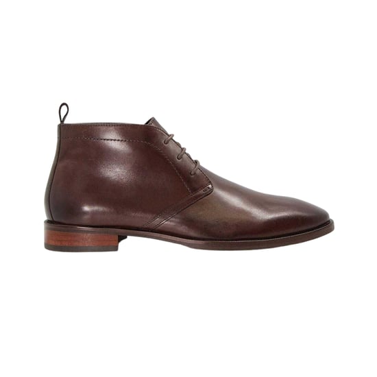 Dune London - "Mervin" Chukka-Stiefel für Herren, Leder, Niedriger Absatz (Braun) - Image 1