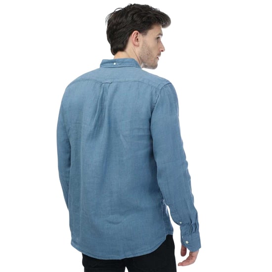 Gant - Hemd für Herren, Stückgefärbt, Langärmlig (Blau) - Image 2