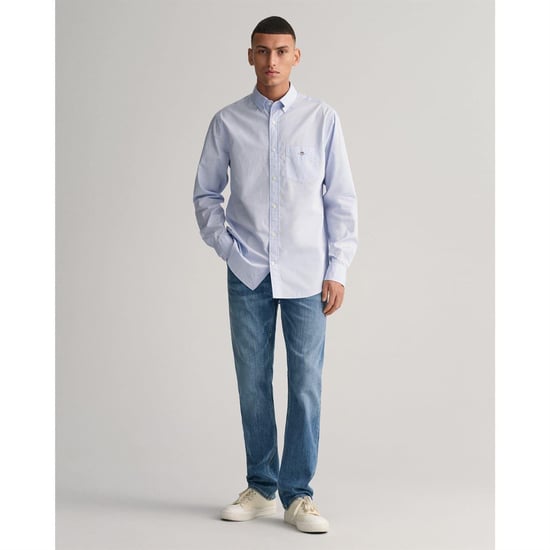 Gant - Hemd für Herren, Popelin (Blassblau) - Image 2