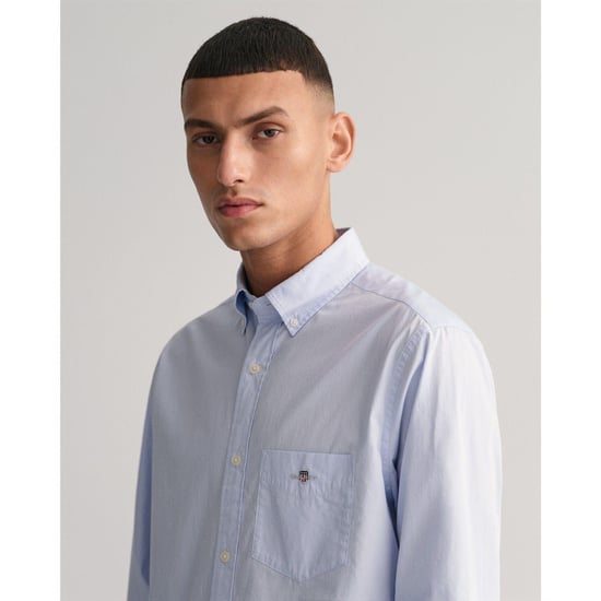 Gant - Hemd für Herren, Popelin (Blassblau) - Image 4