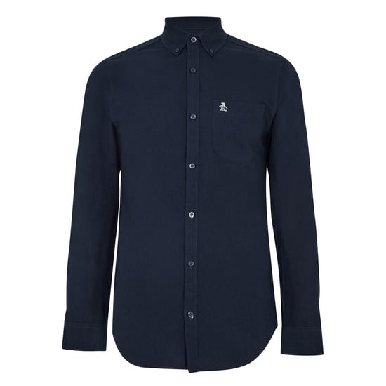 Original Penguin - Button-Down-Hemd für Herren, Oxford Baumwolle (warmes Blau) - Image 1