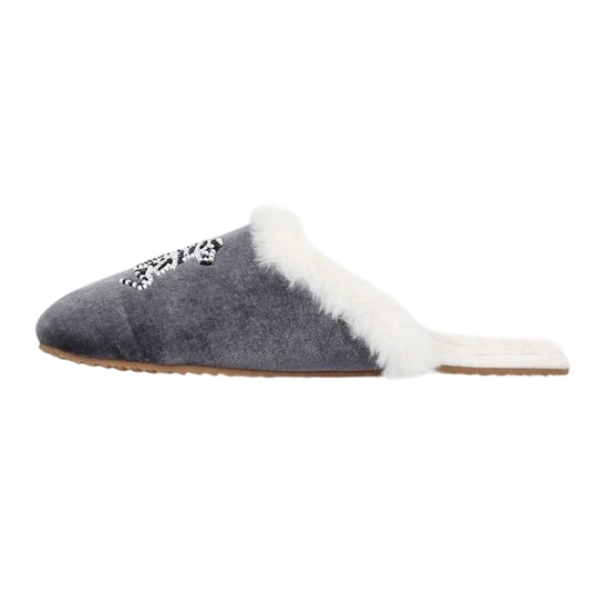 Biba - Perlen-besetzt Pantoffeln für Damen (Weiß/Schwarz) - Image 2
