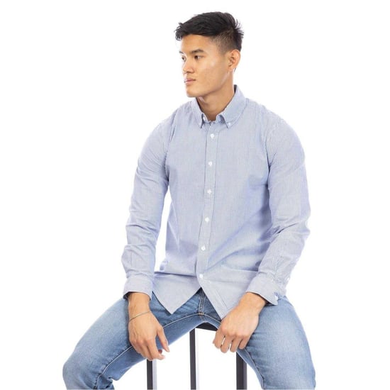 Peter Werth - Button-Down-Hemd für Herren (Marine/Weiß) - Image 1