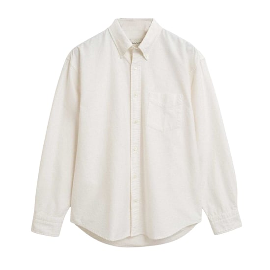 Gant - "Heritage" Button-Down-Hemd für Herren, Oxford Baumwolle (Cremefarbe) - Image 1