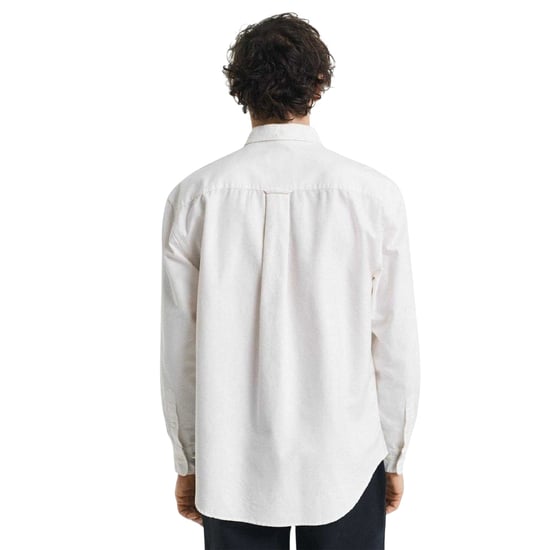 Gant - "Heritage" Button-Down-Hemd für Herren, Oxford Baumwolle (Cremefarbe) - Image 2