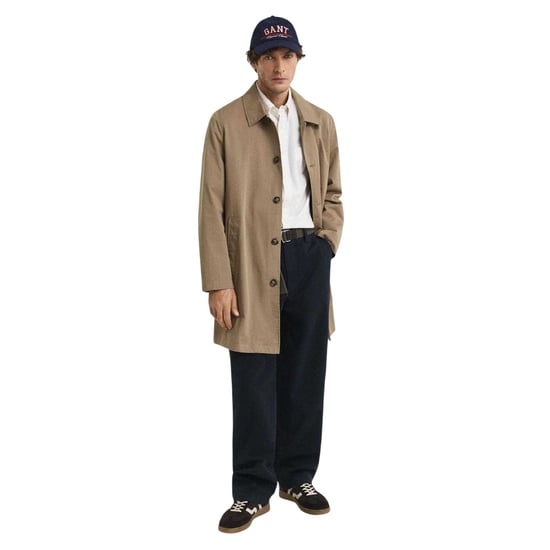 Gant - "Heritage" Button-Down-Hemd für Herren, Oxford Baumwolle (Cremefarbe) - Image 3
