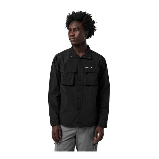 Nicce - Hemdjacke für Herren, leger, Langärmlig (Schwarz) - Image 1