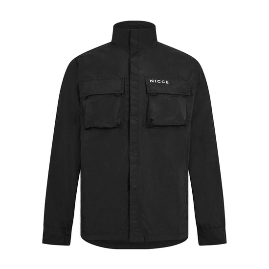 Nicce - Hemdjacke für Herren, leger, Langärmlig (Schwarz) - Image 2