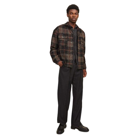 Jack And Jones - Hemd für Herren, Bouclé, Regulär, Langärmlig (Eisentor Grau) - Image 1