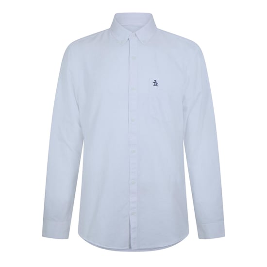 Original Penguin - Button-Down-Hemd für Herren, Oxford-Stil, Langärmlig (Weiß) - Image 1