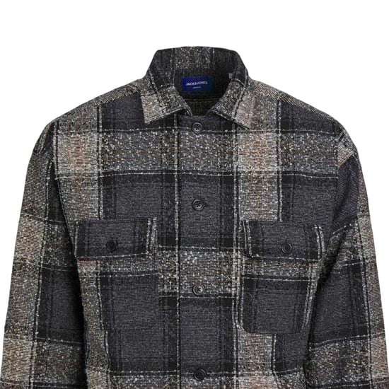Jack And Jones - Hemd für Herren, Bouclé, Regulär, Langärmlig (Schwarz) - Image 2