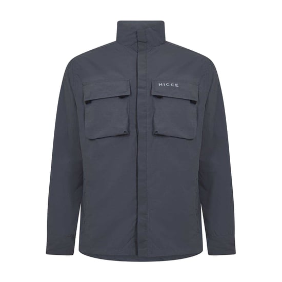 Nicce - "Statlo" Hemdjacke für Herren, Nylon (Anthrazit) - Image 1