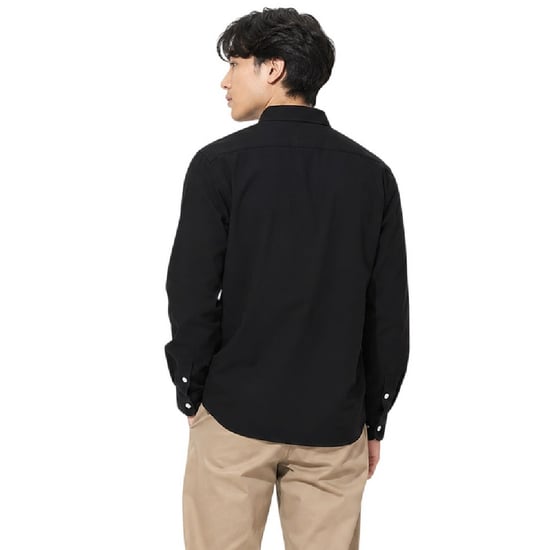 Farah - Button-Down-Hemd für Herren, Oxford-Stil, Langärmlig (Schwarz) - Image 2