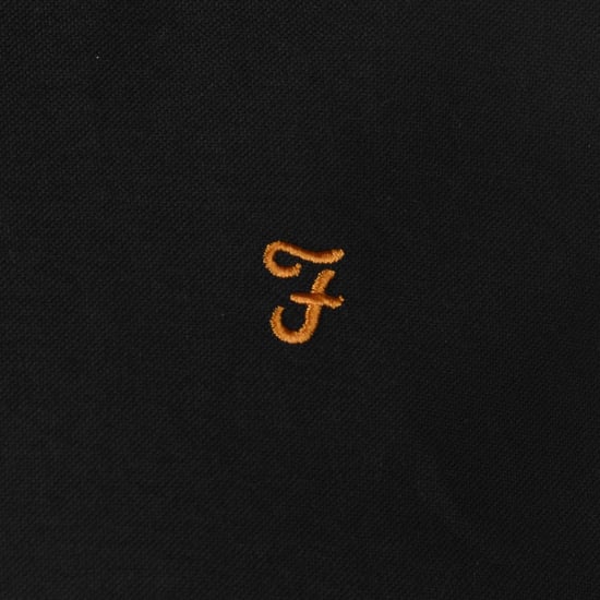 Farah - Button-Down-Hemd für Herren, Oxford-Stil, Langärmlig (Schwarz/Gelb) - Image 3