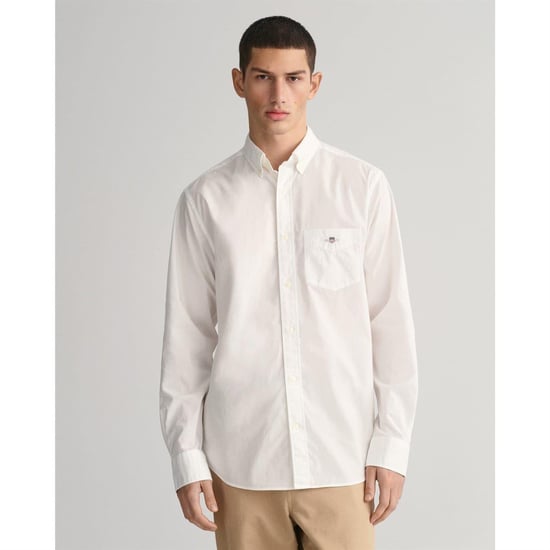 Gant - Hemd für Herren, Popelin (Weiß) - Image 1