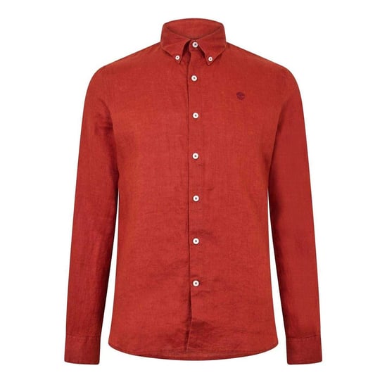 Timberland - Hemd für Herren, Leinen, leger (Gebrannte Henna) - Image 1
