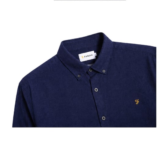 Farah - Button-Down-Hemd für Herren, Regulär (wahres Blau) - Image 3