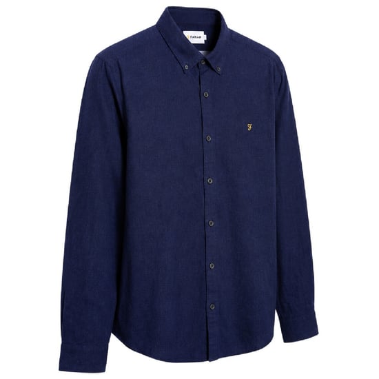 Farah - Button-Down-Hemd für Herren, Regulär (wahres Blau) - Image 4