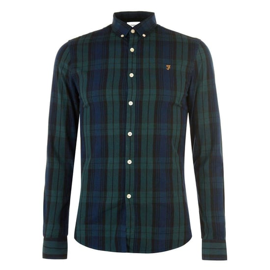 Farah - Button-Down-Hemd für Herren, Baumwolle (Kiefer) - Image 1