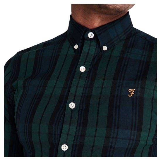 Farah - Button-Down-Hemd für Herren, Baumwolle (Kiefer) - Image 3
