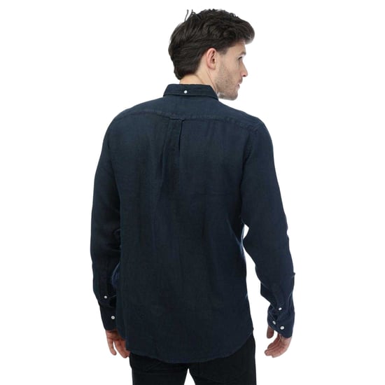 Gant - Hemd für Herren, Stückgefärbt, Regulär (Marine) - Image 2