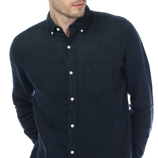 Gant - Hemd für Herren, Stückgefärbt, Regulär (Marine) - Image 3
