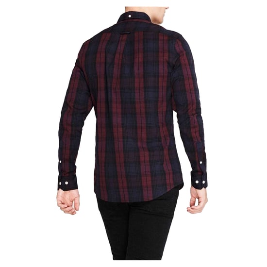 Farah - Button-Down-Hemd für Herren, Baumwolle (Rot) - Image 2