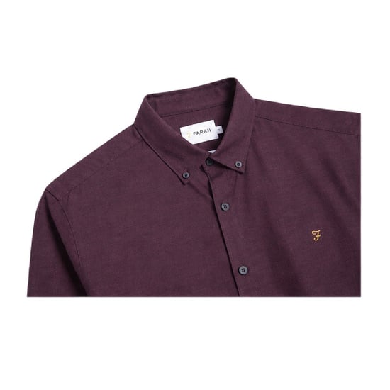 Farah - Button-Down-Hemd für Herren, Regulär (Rot) - Image 3