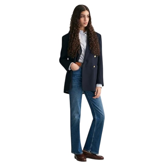 Gant - Button-Down-Hemd für Damen, Sommer (Hellblau) - Image 5