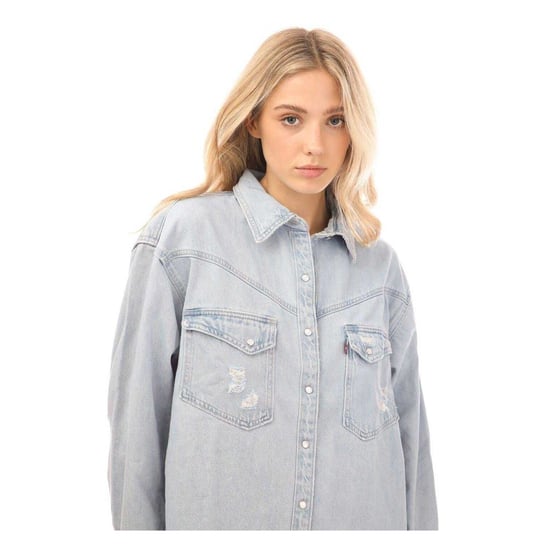 Levis - "Dorsey Xl" Hemd für Damen, Übergroß (Blau) - Image 3