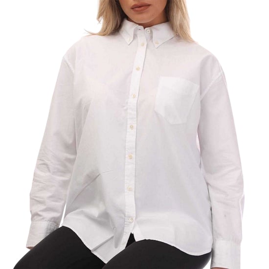 Gant - Hemd für Damen, Baumwoll-Popelin, Langärmlig (Weiß) - Image 2