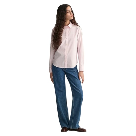 Gant - Button-Down-Hemd für Damen, Sommer (Hellrosa) - Image 5